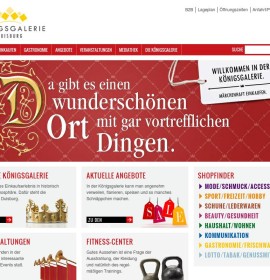 Königsgalerie Duisburg – Einkaufszentrum in Duisburg, Deutschland.