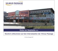 Vilnius Passage – Einkaufszentrum in Erfurt, Deutschland.