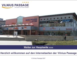 Vilnius Passage – Einkaufszentrum in Erfurt, Deutschland.