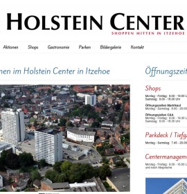 Holstein Center – Einkaufszentrum in Itzehoe, Deutschland.