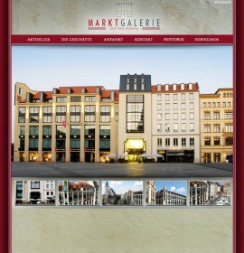 Marktgalerie Leipzig – Einkaufszentrum in Leipzig, Deutschland.