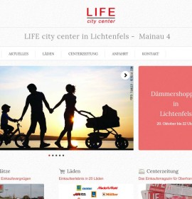 LIFE City Center – Einkaufszentrum in Lichtenfels, Deutschland.