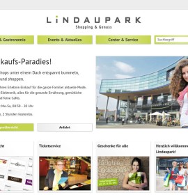 Lindaupark – Einkaufszentrum in Lindau, Deutschland.