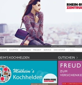 RheinRuhrZentrum – Einkaufszentrum in Mülheim an der Ruhr, Deutschland.