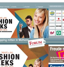 Forum City Mülheim – Einkaufszentrum in Mülheim/Ruhr, Deutschland.