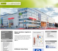 daseinstein – Einkaufszentrum in München, Deutschland.