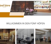 Fünf Höfe – Einkaufszentrum in München, Deutschland.