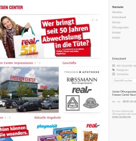 Freesen Center – Einkaufszentrum in Neumünster, Deutschland.