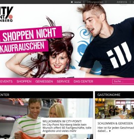 City-Point Nürnberg – Einkaufszentrum in Nürnberg, Deutschland.