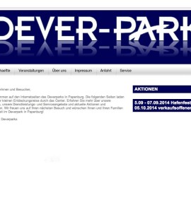 Deverpark – Einkaufszentrum in Papenburg, Deutschland.