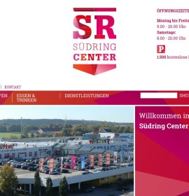 Südring-Shopping-Center – Einkaufszentrum in Paderborn, Deutschland.