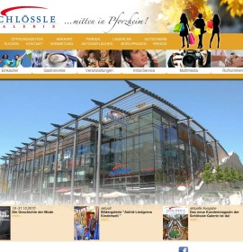 Schlössle-Galerie – Einkaufszentrum in Pforzheim, Deutschland.