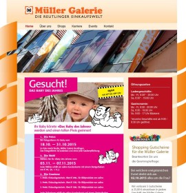 Müller Galerie – Einkaufszentrum in Reutlingen, Deutschland.