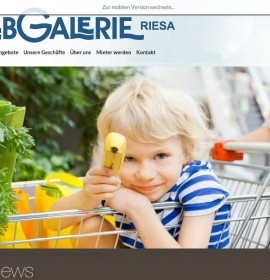 Elbgalerie Riesa – Einkaufszentrum in Riesa, Deutschland.