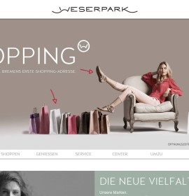 Weserpark – Einkaufszentrum in Bremen, Deutschland.