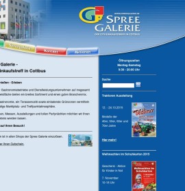 Spree Galerie – Einkaufszentrum in Cottbus, Deutschland.