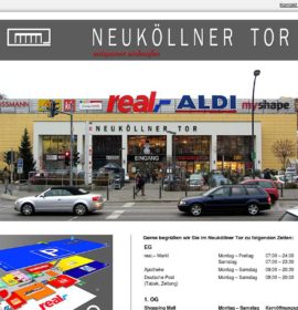 Neuköllner Tor – Einkaufszentrum in Berlin, Deutschland.